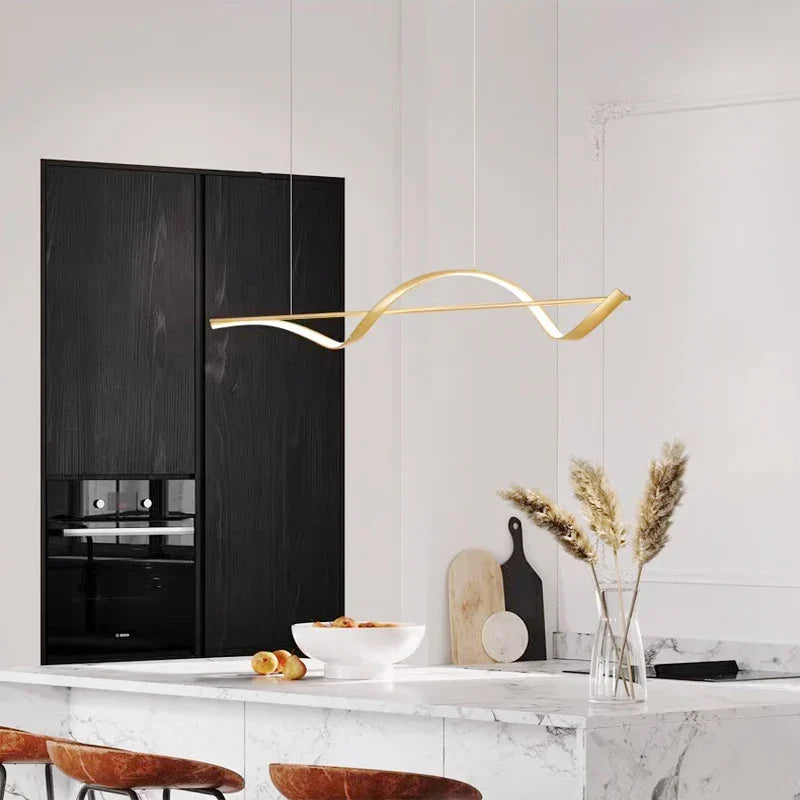 Hänglampa "Fala" – modern LED-lampa för bord eller köksö