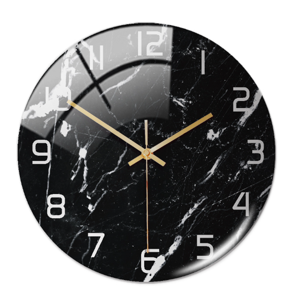 Elegant väggklocka med marmoreffekt – MarbleTime
