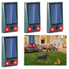 SolarGuardix Ultraljudsenhet för fåglar, solcellsdriven | Med LED och rörelsesensor | Vattentät IP58 | Täcker 600 m²