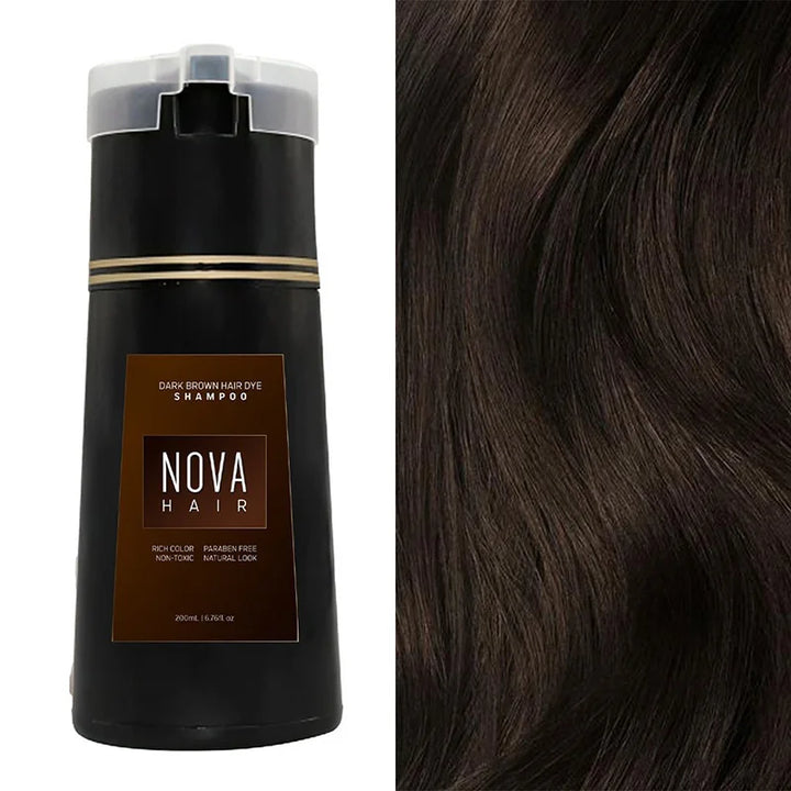 NovaHair Schampo med Direktfärg – Uppfriskande Hårfärg