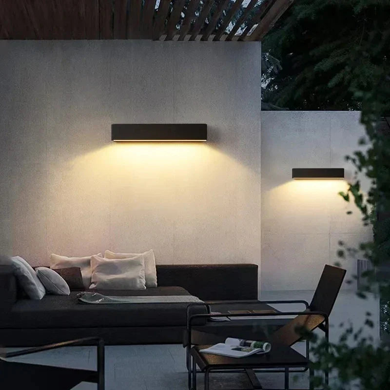 Solavella solcellsdriven väggarmatur | 16 LED | Superljus och vattentät | För trädgård, balkong och husvägg | Varmvitt och kallvitt