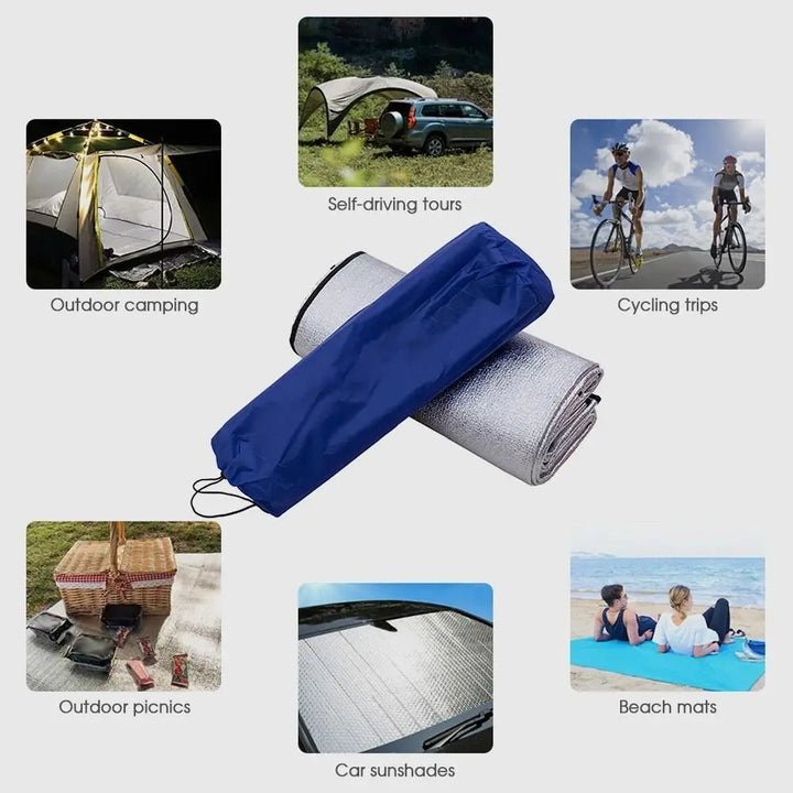 Liggunderlag ThermaFoil Pro | Ultralätt & vattentätt | Värmereflekterande | För camping & friluftsliv | 25 mm tjockt