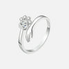 Justerbar ring i sterlingsilver – Design med hand- och tassavtryck