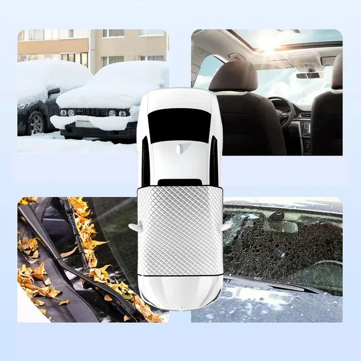 FrostGuard Max magnetisk vindrutetäckning för bil | Vinterskydd mot is och UV-skydd på sommaren | Vattentät och enkel att fästa