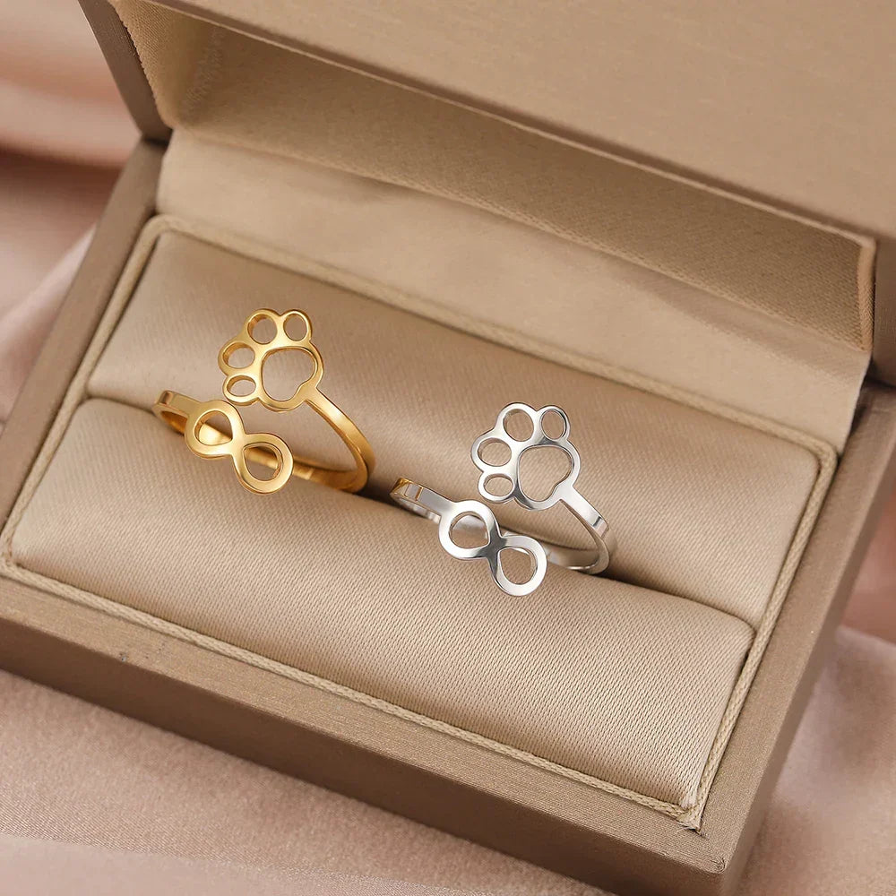 Justerbar Infinity Tassring – Rostfritt stål