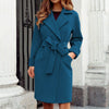 Jemina - Lång trenchcoat vinterjacka
