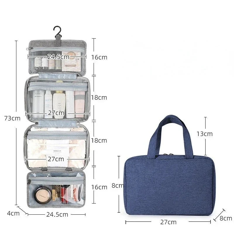 TravelTidy – Kompakt kosmetikorganizer med 4 fack