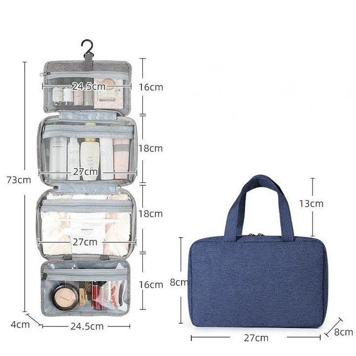 TravelTidy – Kompakt kosmetikorganizer med 4 fack