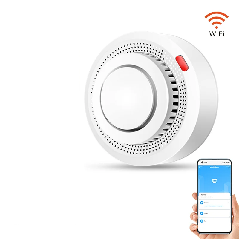 Smart WiFi-rökdetektor brandlarm 85 dB – SafeSense