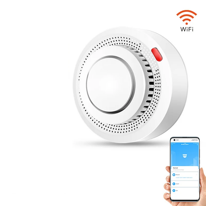 Smart WiFi-rökdetektor brandlarm 85 dB – SafeSense