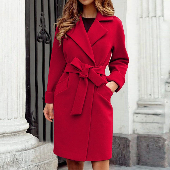 Jemina - Lång trenchcoat vinterjacka