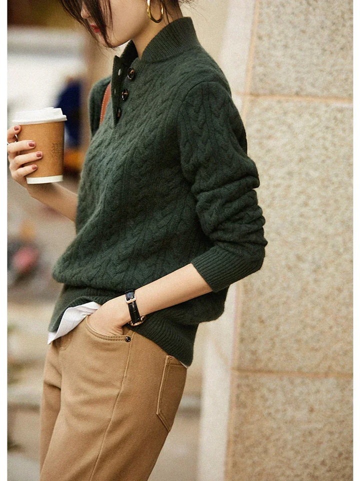 Arden kashmircardigan med knappar