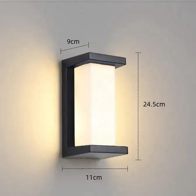 Modern LED-Vägglampa med Rörelsesensor