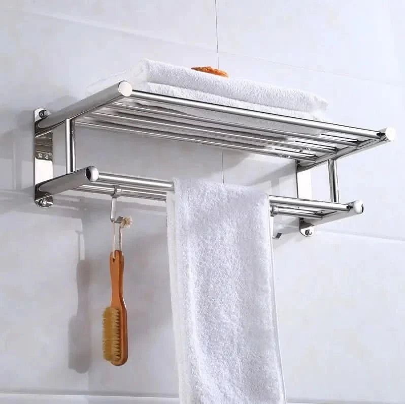 STEELRACK – Handdukshängare i rostfritt stål, utrymmesbesparande & elegant