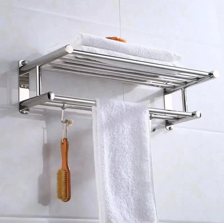 STEELRACK – Handdukshängare i rostfritt stål, utrymmesbesparande & elegant