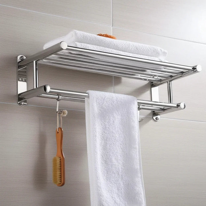STEELRACK – Handdukshängare i rostfritt stål, utrymmesbesparande & elegant