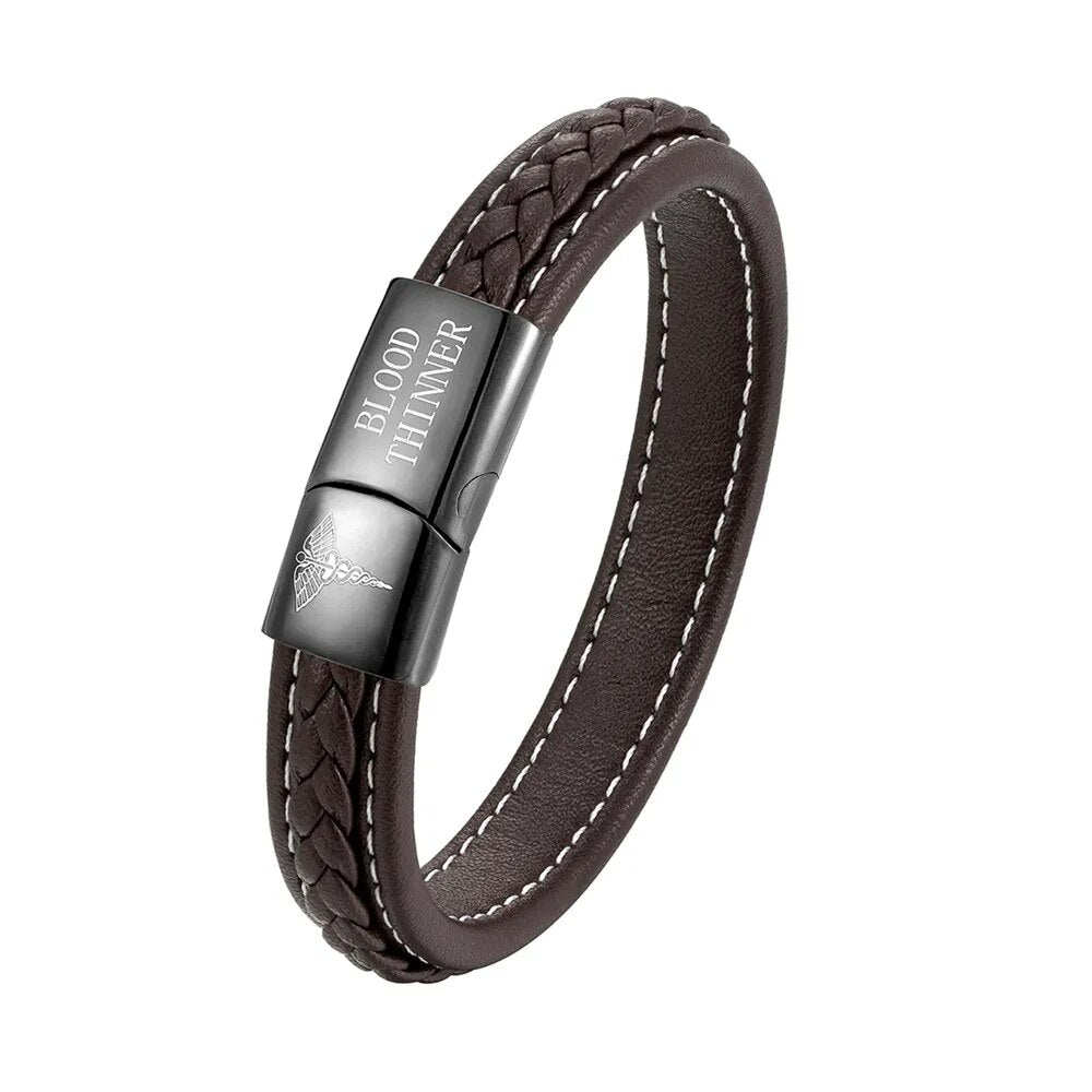 CareCrest medicinskt säkerhetsarmband | Hypoallergent nöd-ID-armband
