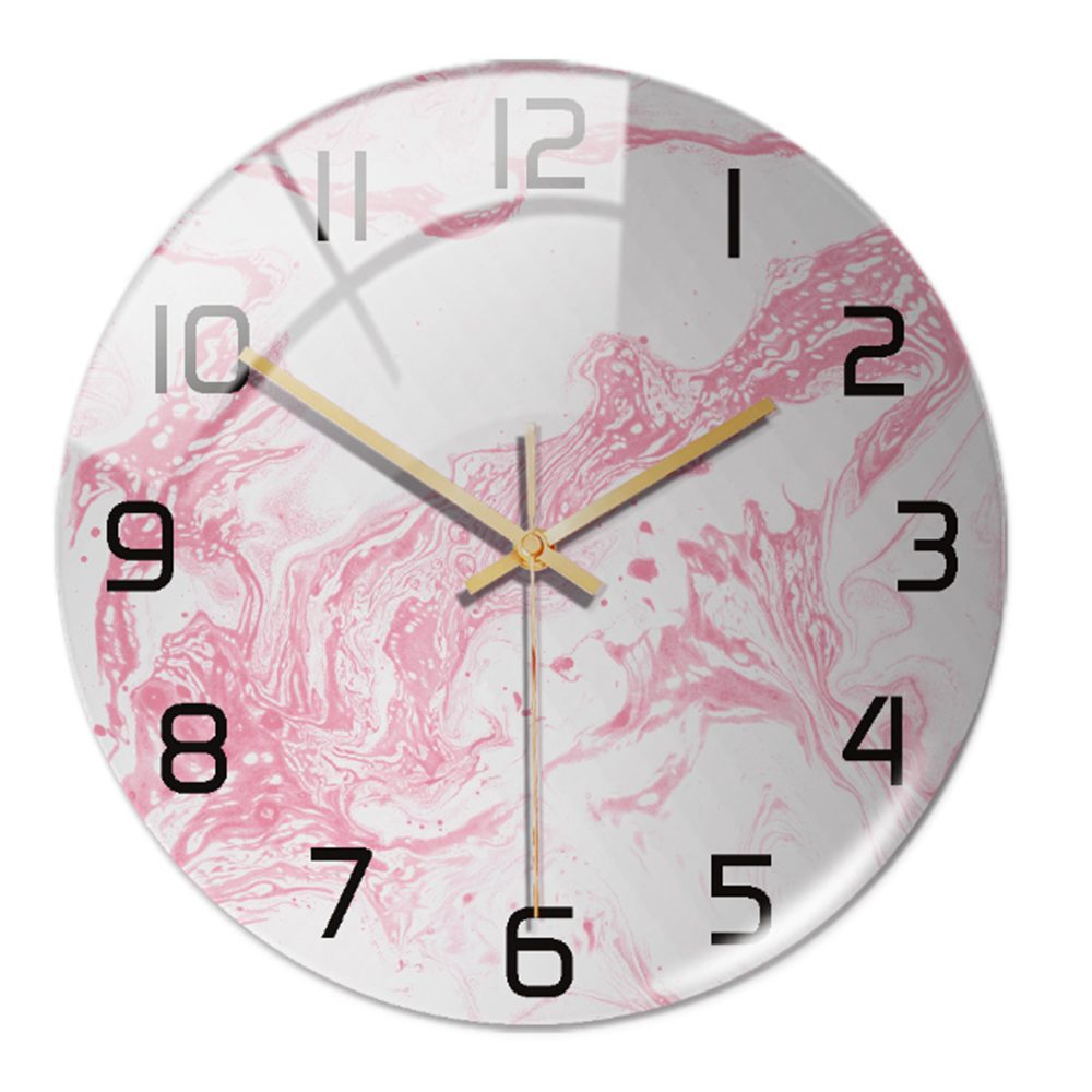 Elegant väggklocka med marmoreffekt – MarbleTime