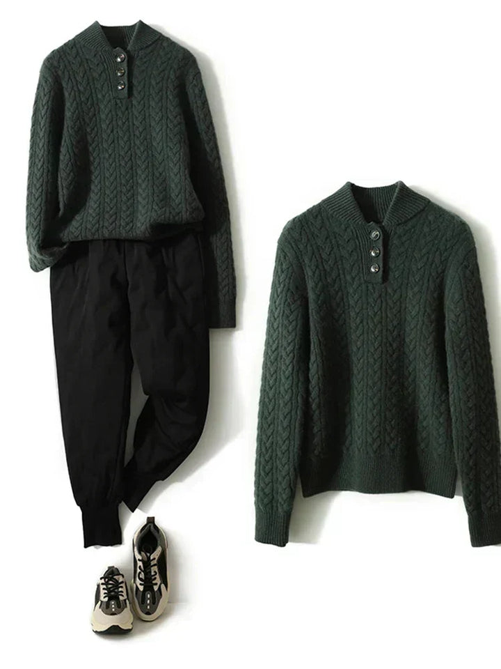 Arden kashmircardigan med knappar