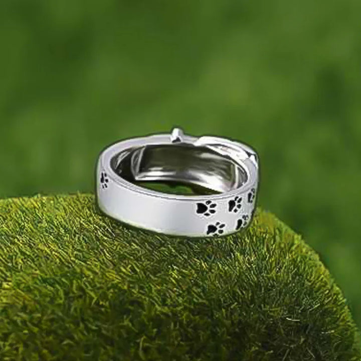 Söt och Stilren Hundinspirerad Halsband Ring