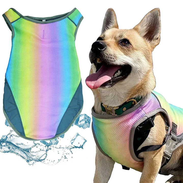 PawLux Ultra-Cool hundväst | Andningsbar UV-skyddande hundjacka för värmen