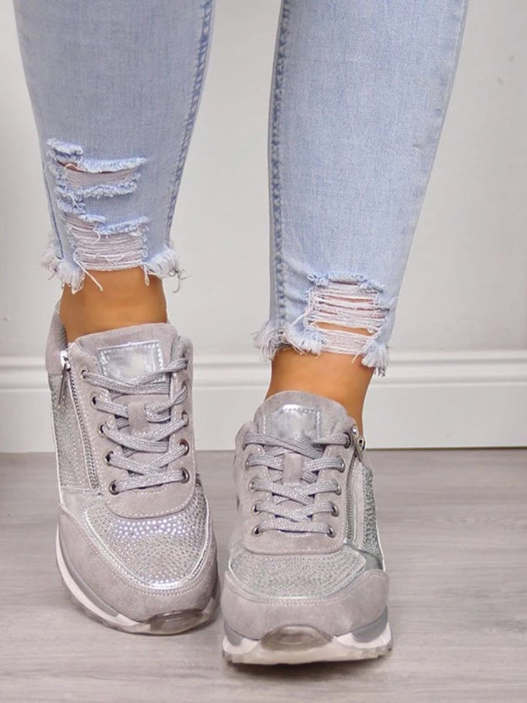 Ortopediska sneakers för dam - Vita