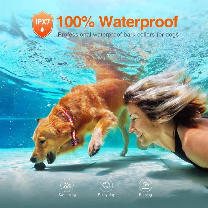 Uppladdningsbart elektriskt hundträningshalsband med fjärrkontroll & 1000 m räckvidd – PetControl