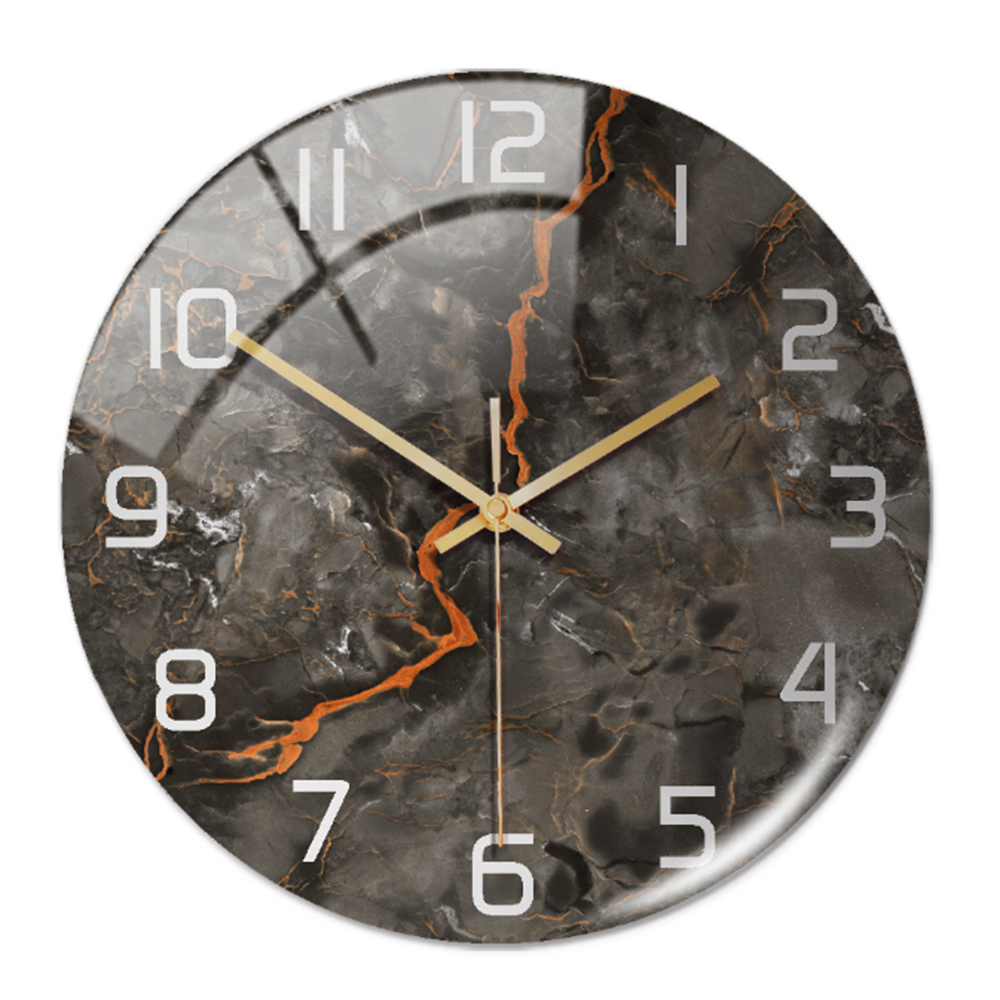 Elegant väggklocka med marmoreffekt – MarbleTime