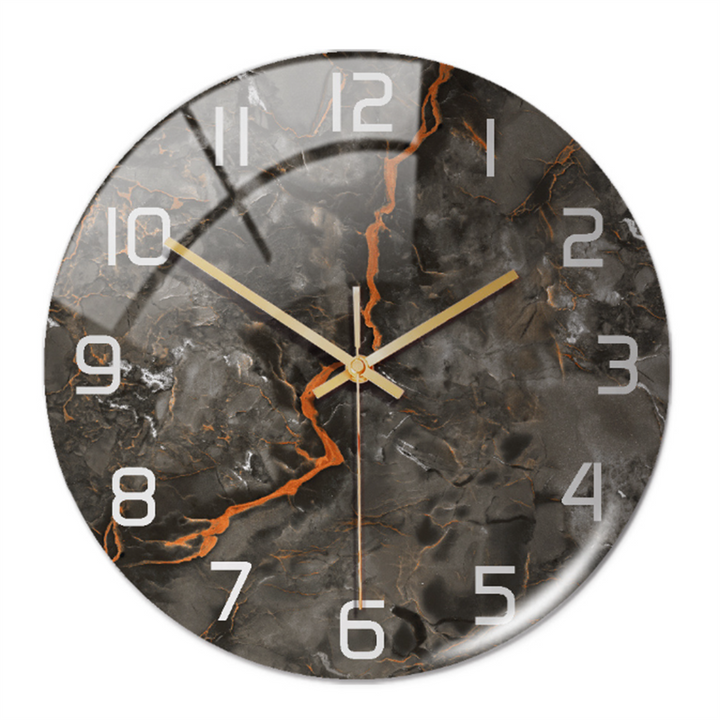 Elegant väggklocka med marmoreffekt – MarbleTime
