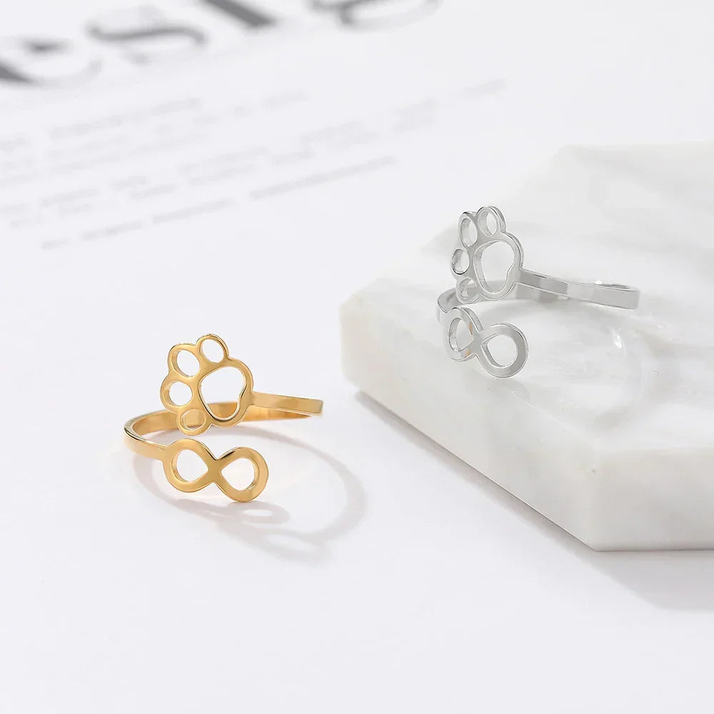 Justerbar Infinity Tassring – Rostfritt stål