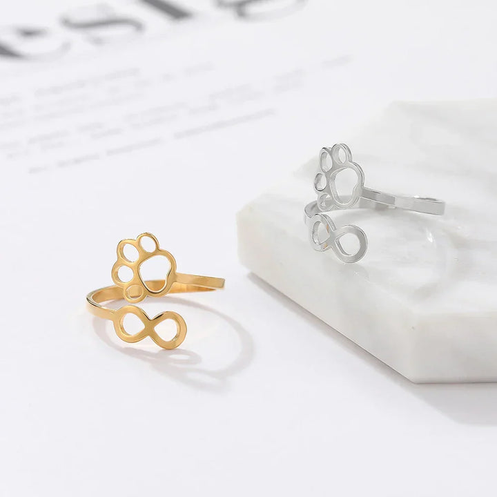 Justerbar Infinity Tassring – Rostfritt stål
