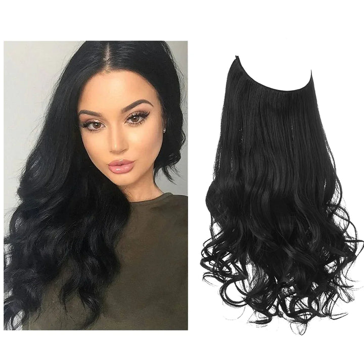 SecretHair | Premium äkta hårförlängning | 100% REMY-kvalitet | Sömlös volym och längd | Naturlig glans | Värmetålig och hållbar