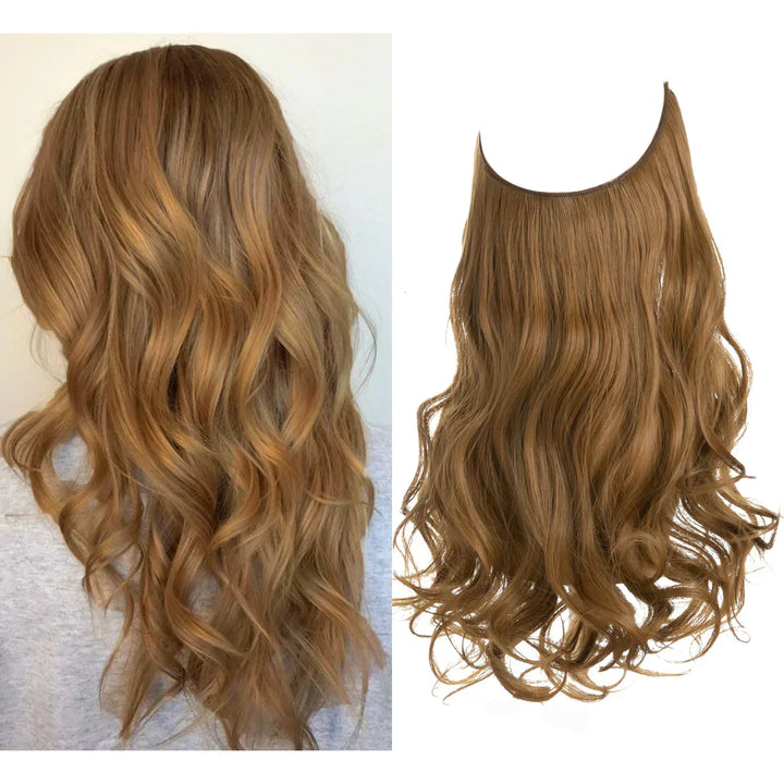 SecretHair | Premium äkta hårförlängning | 100% REMY-kvalitet | Sömlös volym och längd | Naturlig glans | Värmetålig och hållbar
