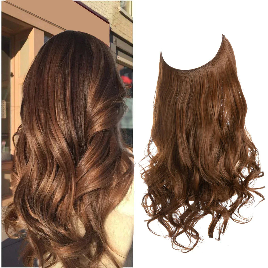 SecretHair | Premium äkta hårförlängning | 100% REMY-kvalitet | Sömlös volym och längd | Naturlig glans | Värmetålig och hållbar