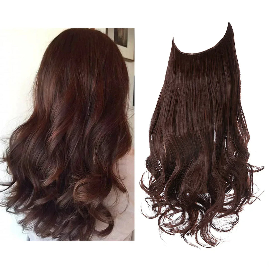 SecretHair | Premium äkta hårförlängning | 100% REMY-kvalitet | Sömlös volym och längd | Naturlig glans | Värmetålig och hållbar