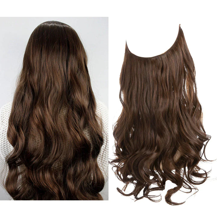 SecretHair | Premium äkta hårförlängning | 100% REMY-kvalitet | Sömlös volym och längd | Naturlig glans | Värmetålig och hållbar