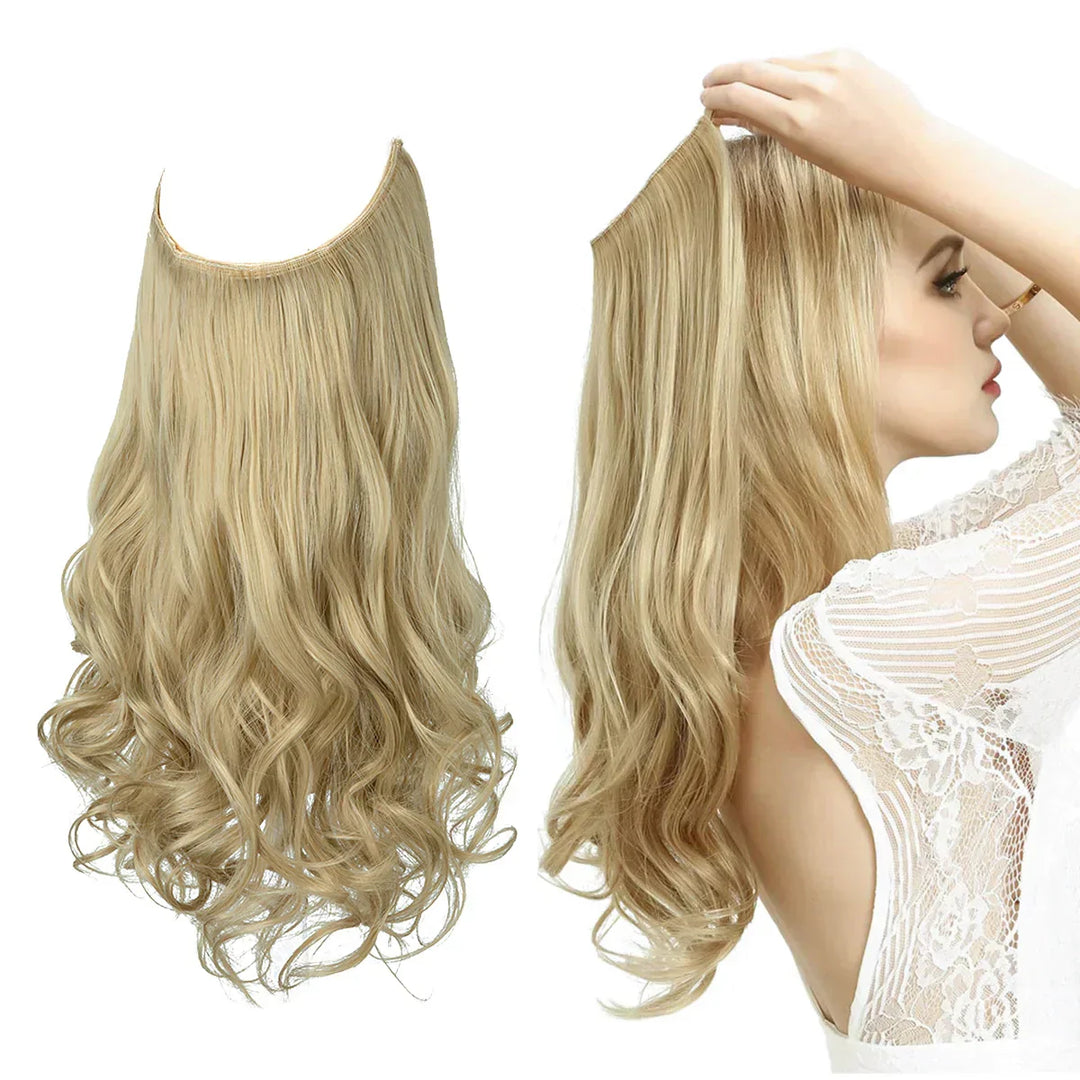 SecretHair | Premium äkta hårförlängning | 100% REMY-kvalitet | Sömlös volym och längd | Naturlig glans | Värmetålig och hållbar