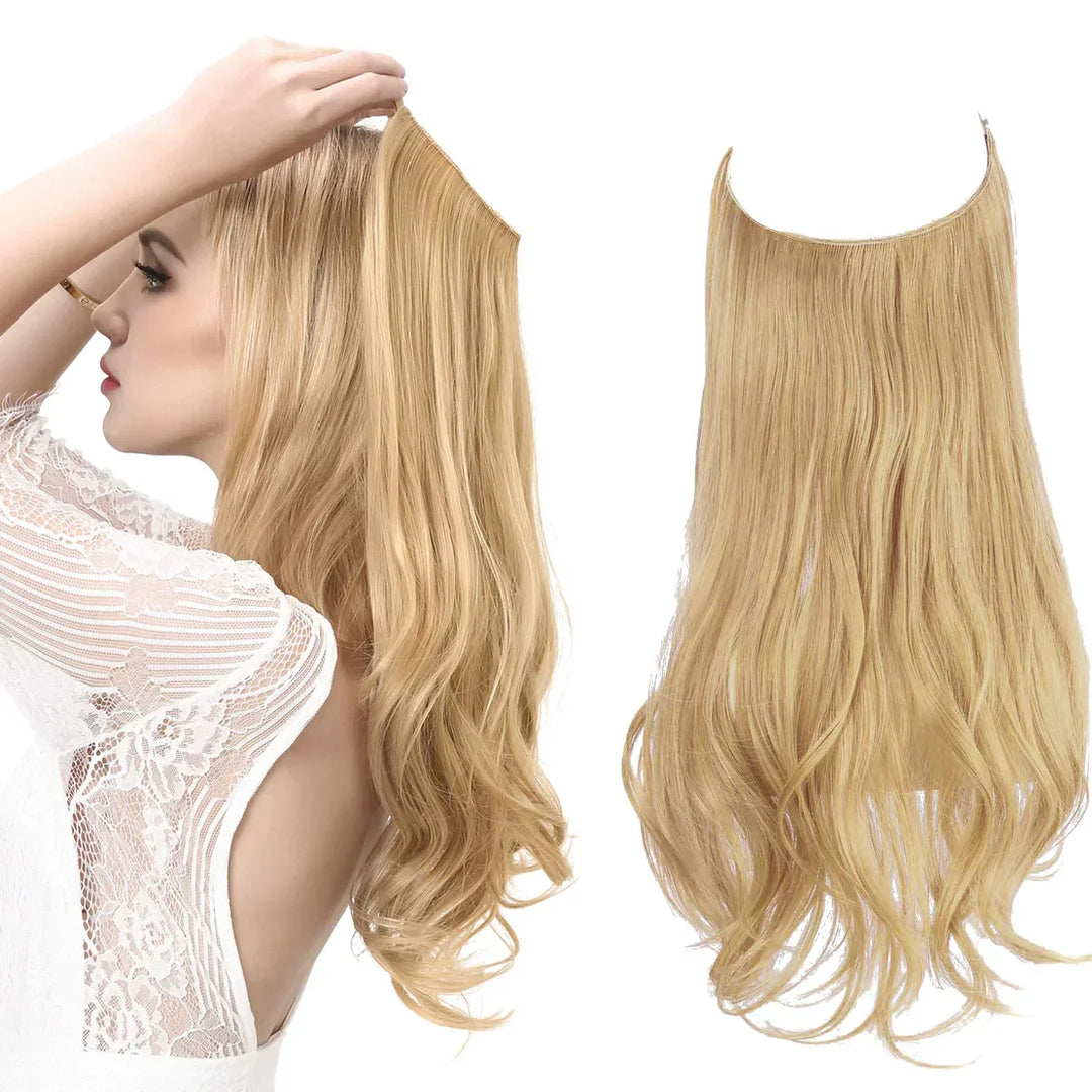 SecretHair | Premium äkta hårförlängning | 100% REMY-kvalitet | Sömlös volym och längd | Naturlig glans | Värmetålig och hållbar