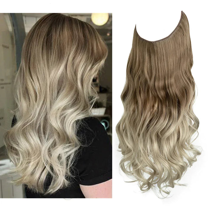 SecretHair | Premium äkta hårförlängning | 100% REMY-kvalitet | Sömlös volym och längd | Naturlig glans | Värmetålig och hållbar