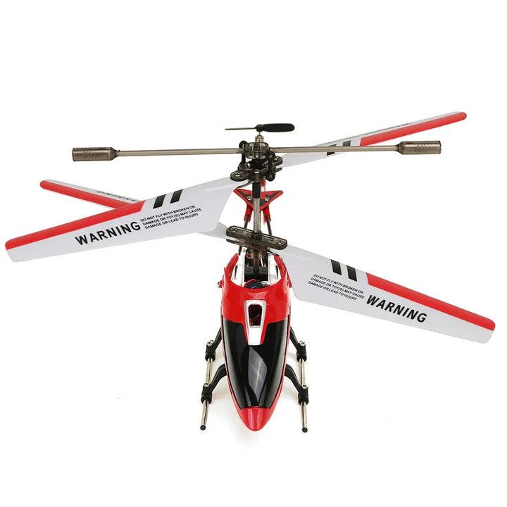 Oförstörbar RC-helikopter Hercules 3.5CH Mini RC-helikopter med gyroskop, karmosinröd