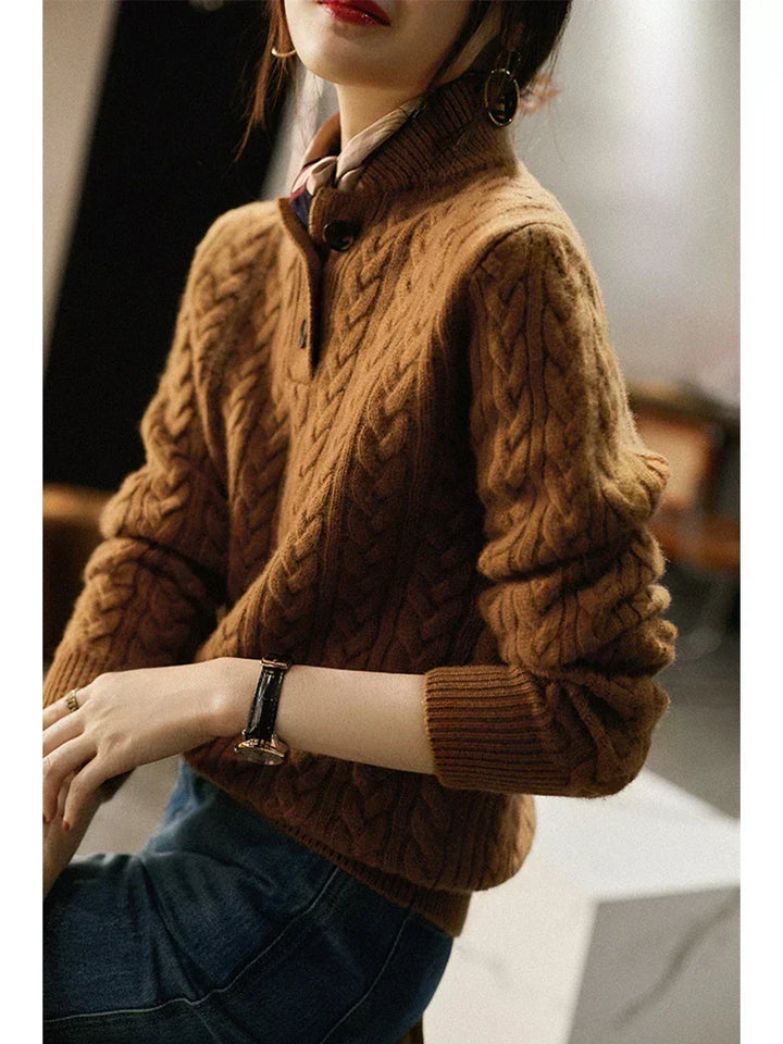 Arden kashmircardigan med knappar