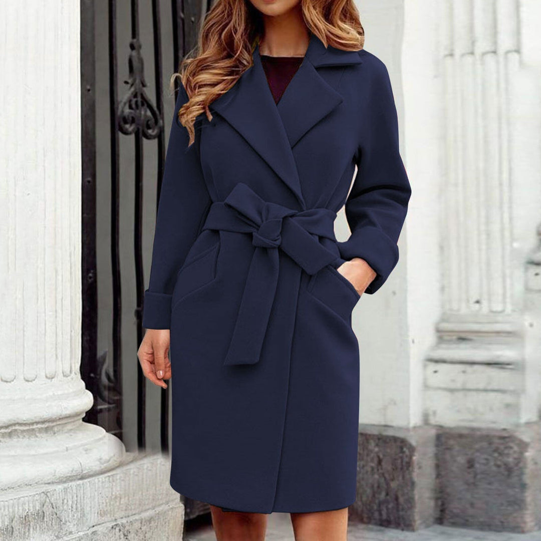 Jemina - Lång trenchcoat vinterjacka
