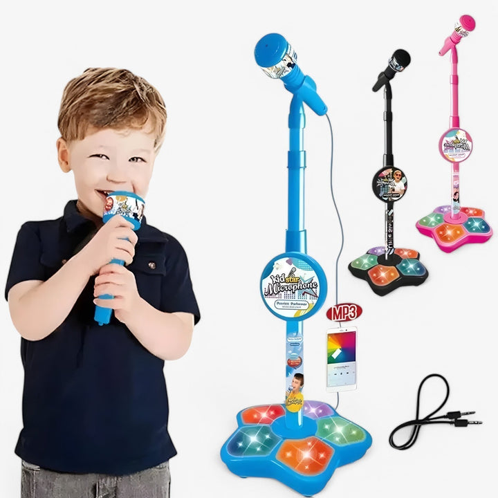Mikrofon för barn med höjdjusterbart stativ – SoundFun Stage