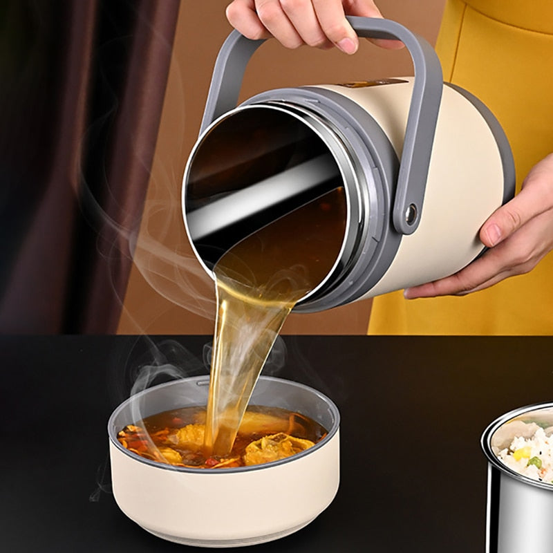 USB-uppvärmd lunchlåda | Rostfritt stål 304, bärbar matvärmare