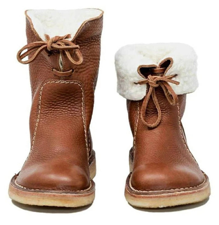 Varma ankelboots dam – Bekväma ankelboots för kallt väder