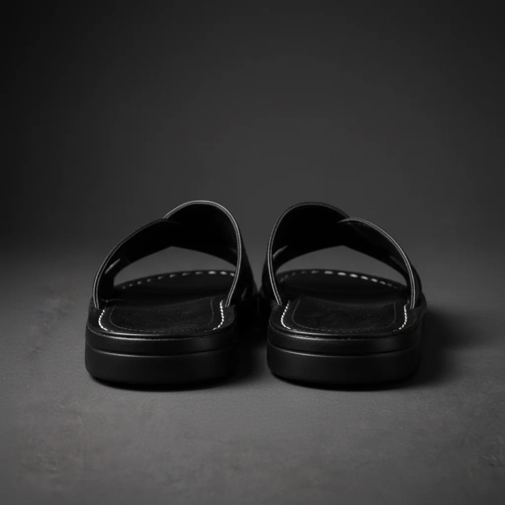 Herrsandaler | Design med korsade remmar & slip-in-komfort