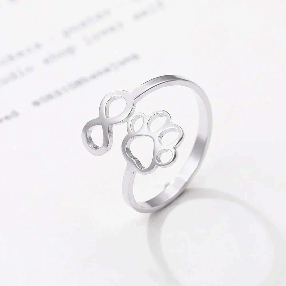 Justerbar Infinity Tassring – Rostfritt stål