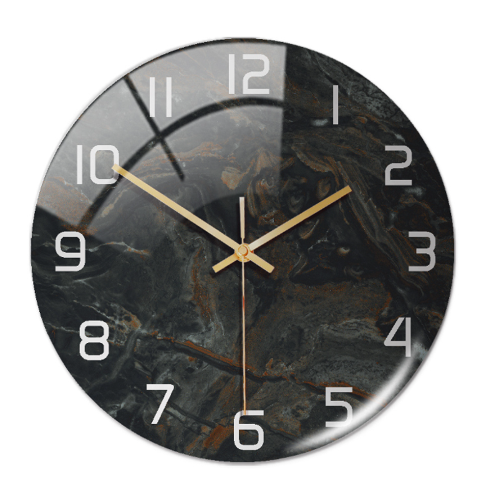 Elegant väggklocka med marmoreffekt – MarbleTime