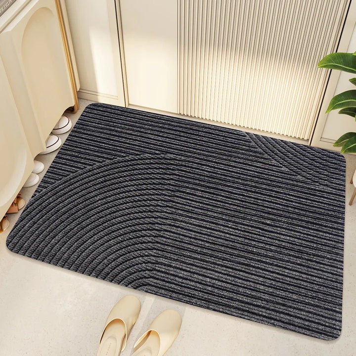 MatLuxe elegant geometrisk dörrmatta | Golvskydd som är smuts- och väderbeständigt