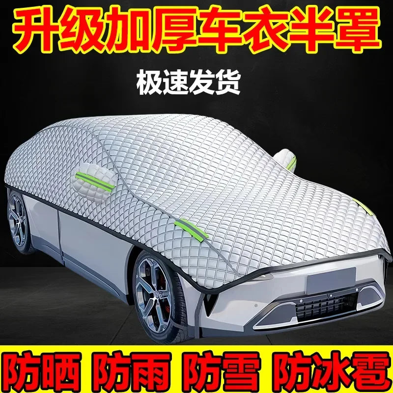 AutoProtect biltäcke | Vattentät &amp; UV-beständig | Årligt skydd mot sol, snö &amp; hagel